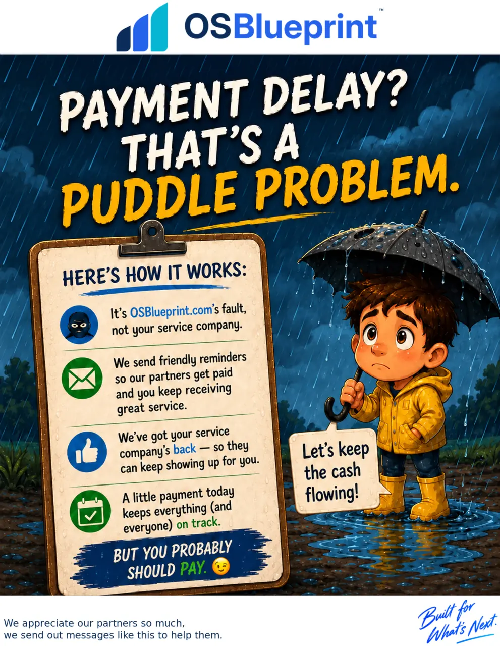 Payment delay — OSBlueprint
