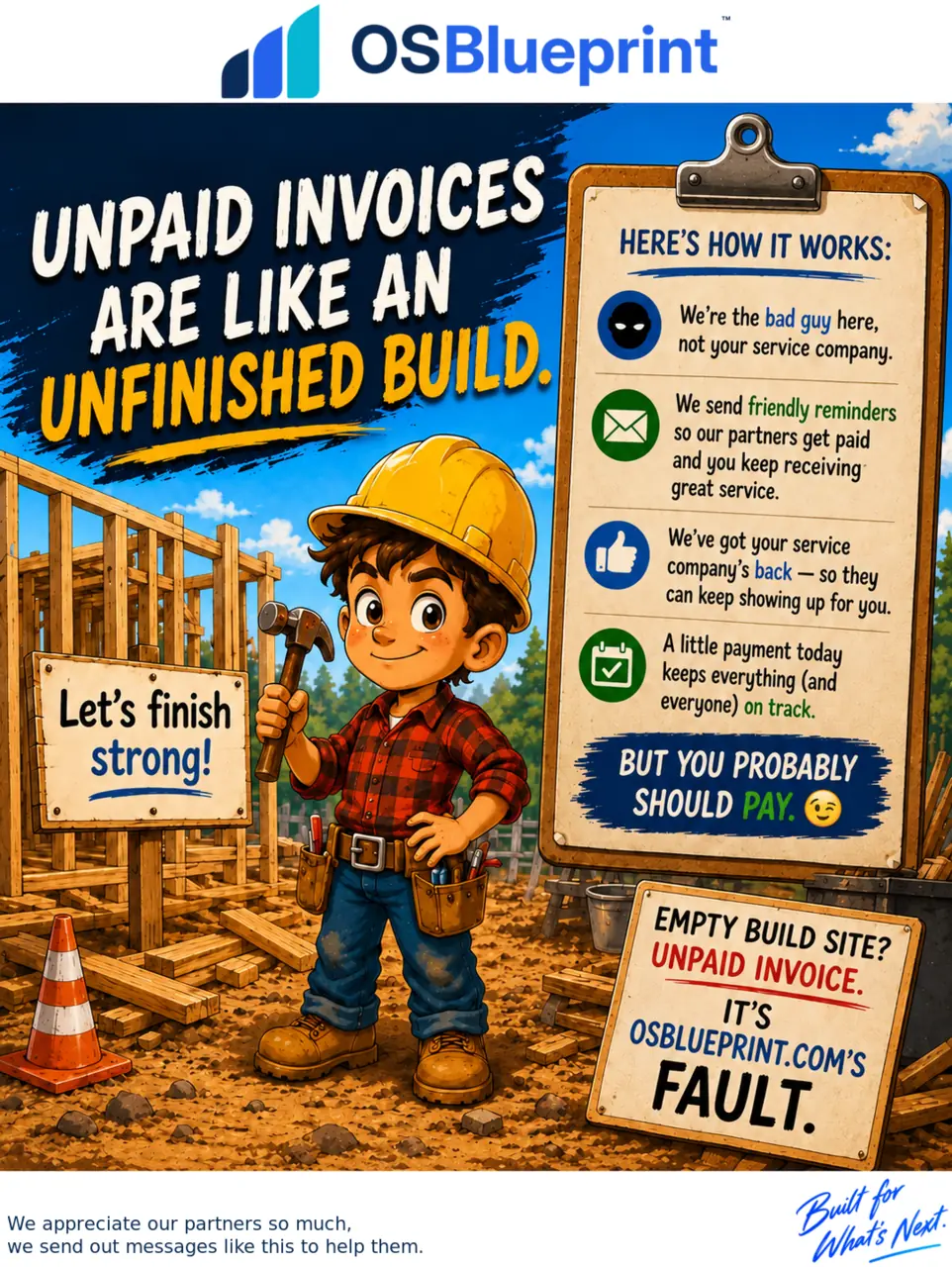 Unfinished build — OSBlueprint